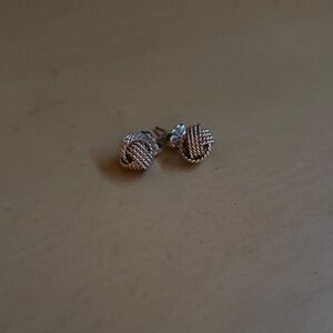 Tiffany & Co. Somerset Mesh Knot Earrings
